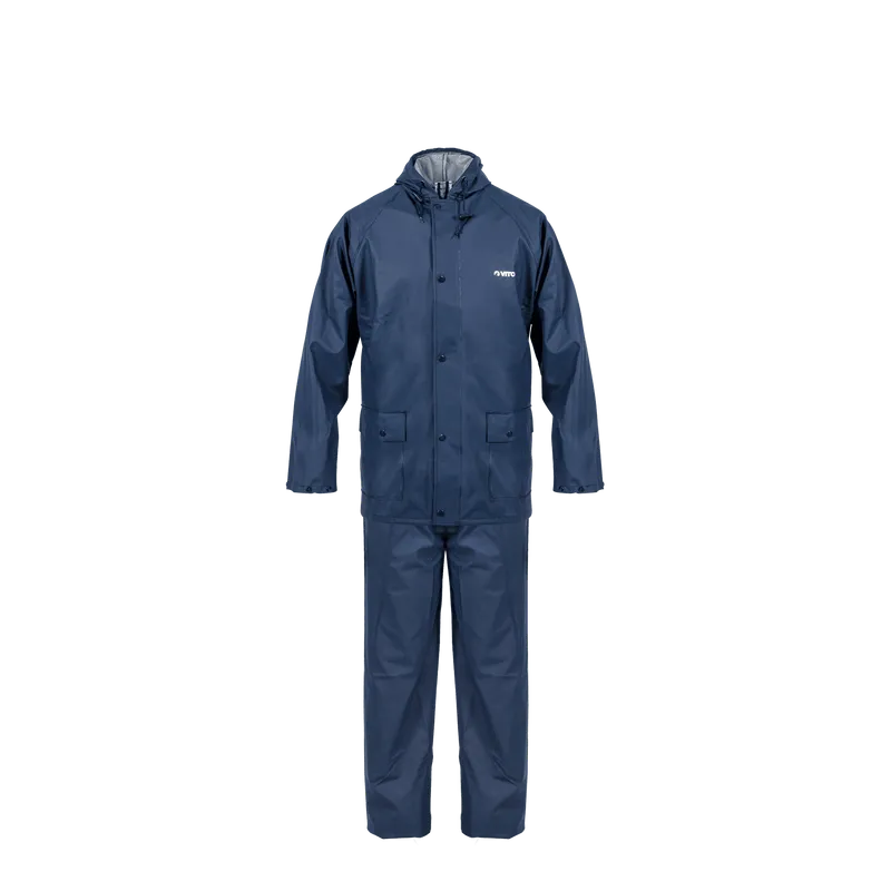 ENSEMBLE DE PLUIE EM PU BLEU