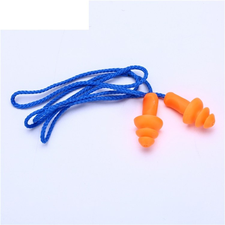 BOUCHONS D’OREILLES ANTIBRUIT AVEC CORDON – PROTECTION AUDITIVE RÉUTILISABLE