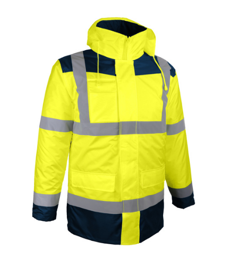 VESTE DE TRAVAIL HAUTE VISIBILITÉ IMPERMÉABLE – PROTECTION INTEMPÉRIES ET SÉCURITÉ